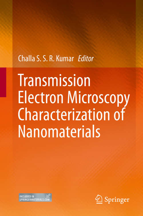 Book cover of Transmission Electron Microscopy Characterization of Nanomaterials