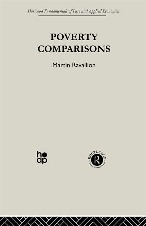 Book cover of Poverty Comparisons: A Guide To Concepts And Methods (Living Standards Measurement Study Working Papers: No. 88)