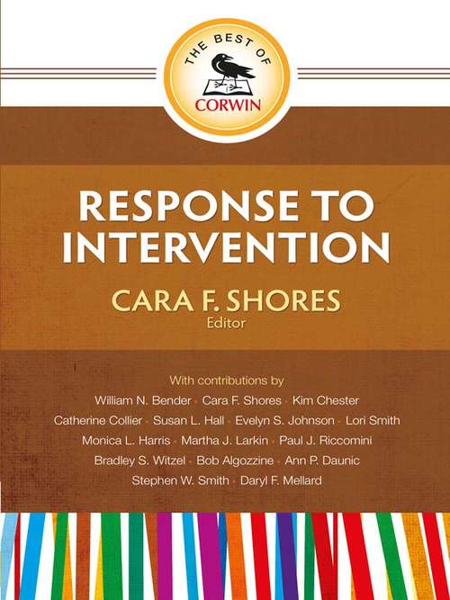 Book cover of The Best of Corwin: Response to Intervention