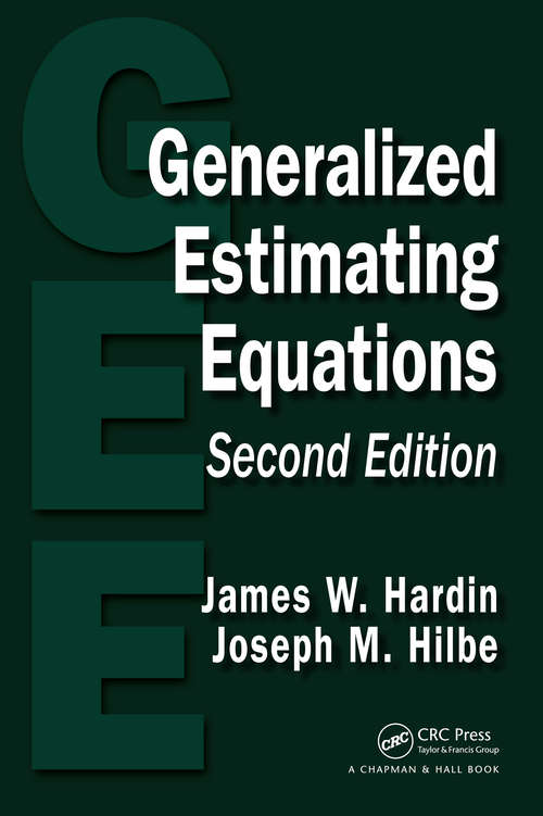 Book cover of Generalized Estimating Equations