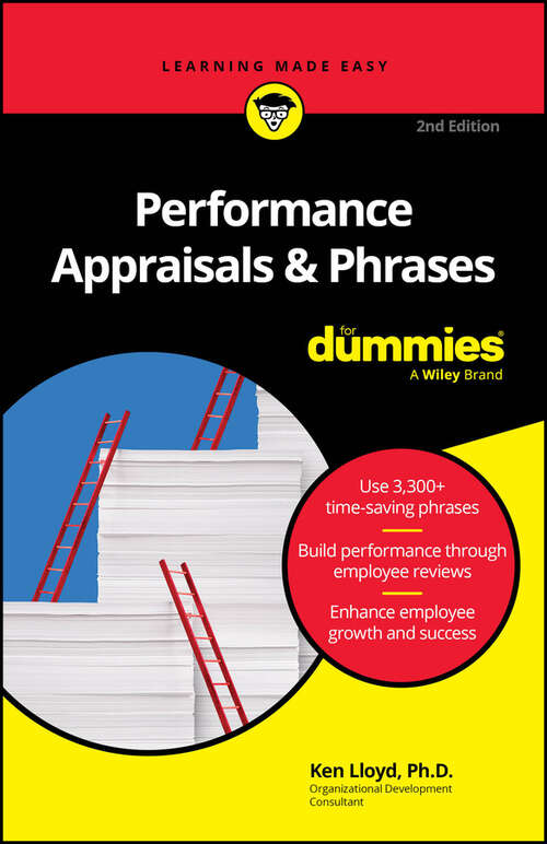 Book cover of Performance Appraisals & Phrases For Dummies