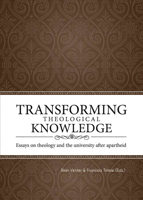 Book cover of Transforming Theological Knowledge