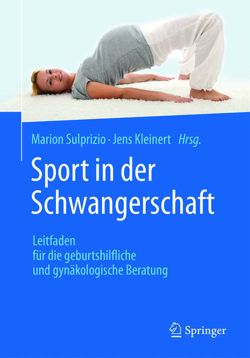 Book cover of Sport in der Schwangerschaft