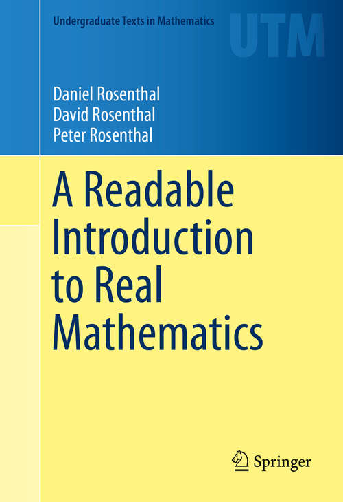 Book cover of A Readable Introduction to Real Mathematics (Undergraduate Texts in Mathematics)