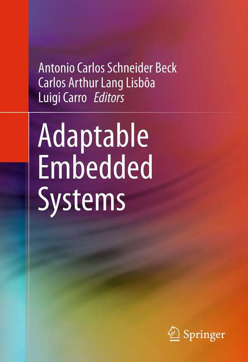 Book cover of Adaptable Embedded Systems