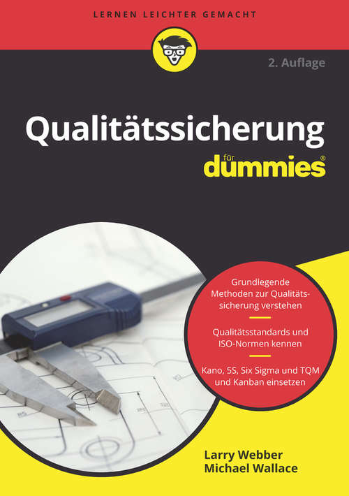 Book cover of Qualitätssicherung für Dummies (2. Auflage) (Für Dummies)