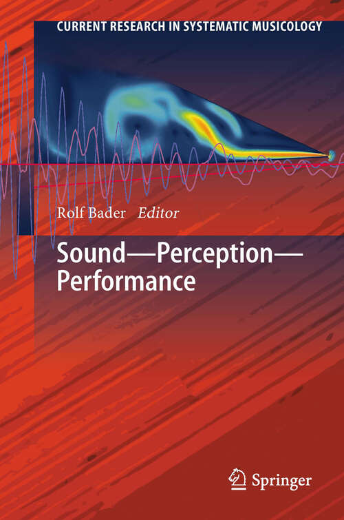 Book cover of Sound - Perception - Performance