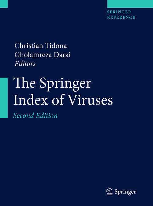 Book cover of The Springer Index of Viruses