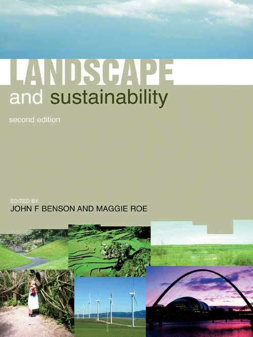 Book cover of Landscape and Sustainability (2)