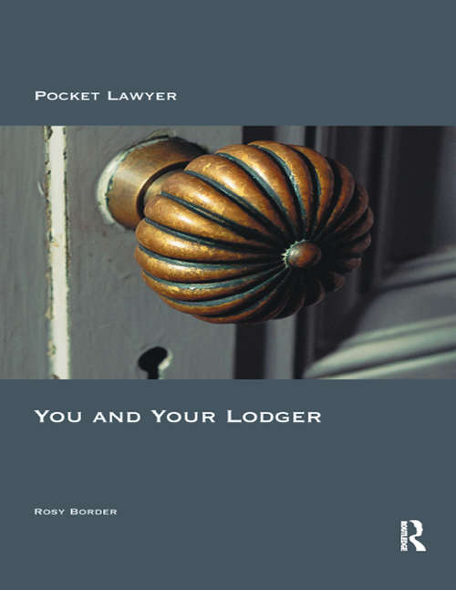 Book cover of You and Your Lodger (2)