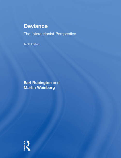 Book cover of Deviance: The Interactionist Perspective (10)