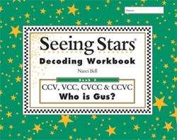 Book cover of Who Is Gus? (Seeing Stars Decoding Workbook #3)