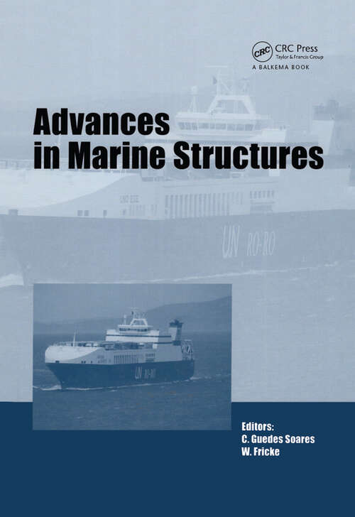 Book cover of Advances in Marine Structures (1)