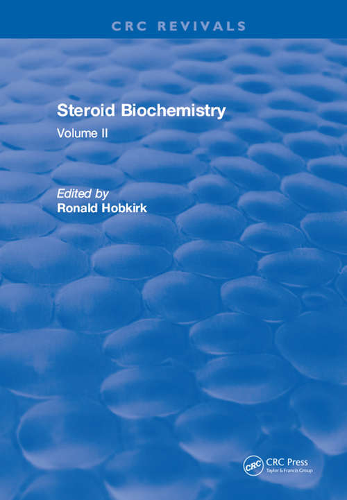 Book cover of Steroid Biochemistry: Volume II