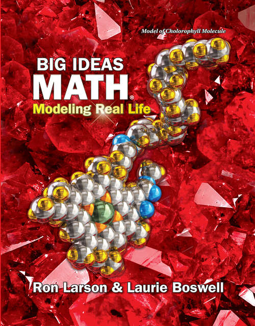 Book cover of Big Ideas Math Modeling Real Life 2022 Grade 7