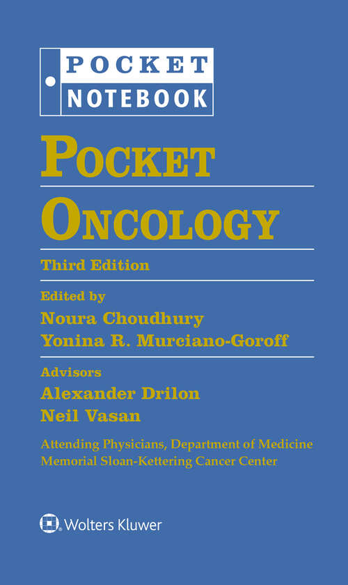 Book cover of Pocket Oncology (Pocket Notebook Series)