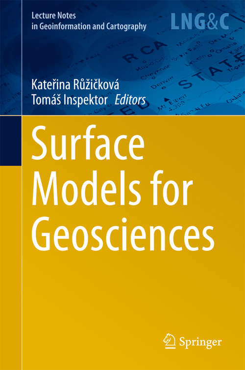 Book cover of Surface Models for Geosciences