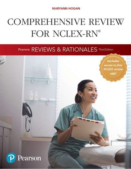 Book cover of Pearson Reviews And Rationales: Comprehensive Review For Nclex-rn (Third Edition)