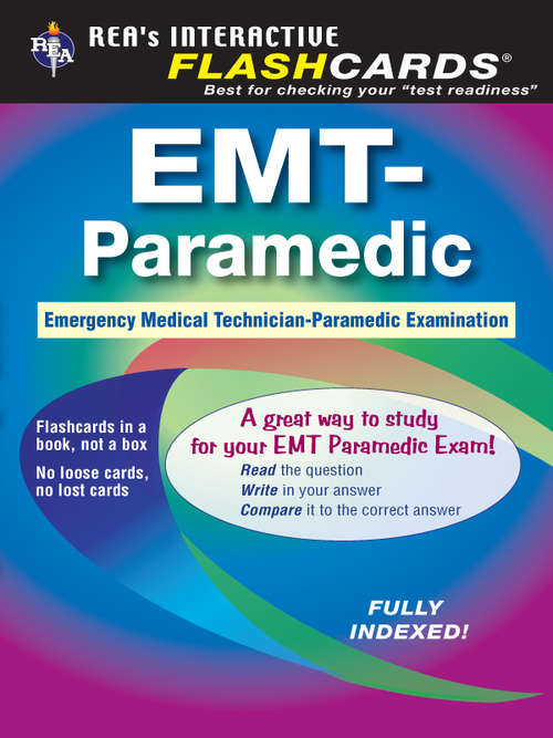Book cover of EMT-Paramedic Flashcard Book (Emt Test Preparation Ser.)