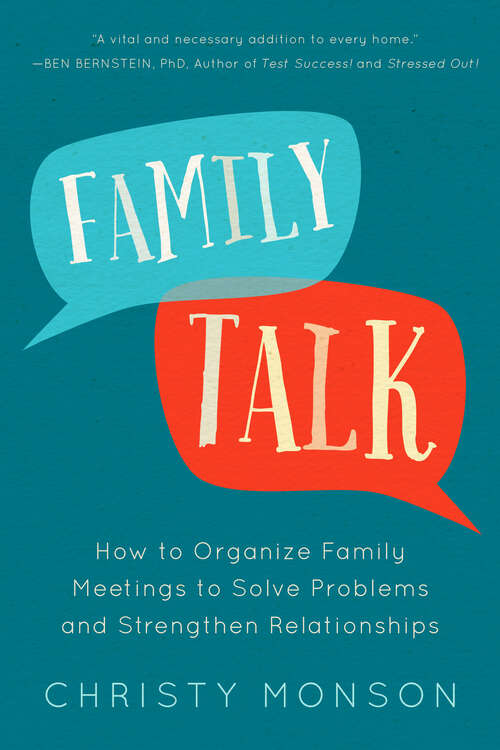 Book cover of Family Talk: How to Organize Family Meetings to Solve Problems and Strengthen Relationships