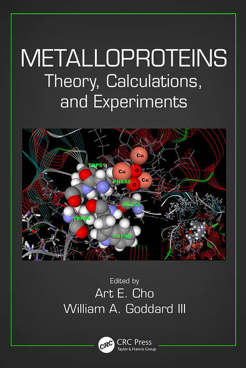 Book cover of Metalloproteins: Theory, Calculations, and Experiments