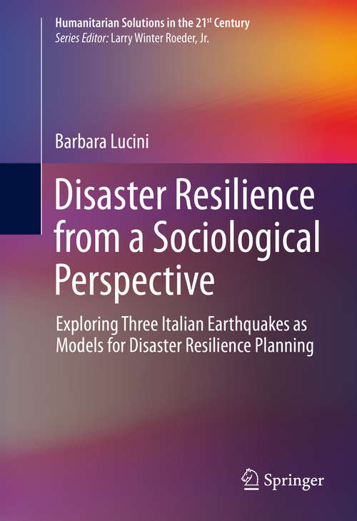 Book cover of Disaster Resilience from a Sociological Perspective