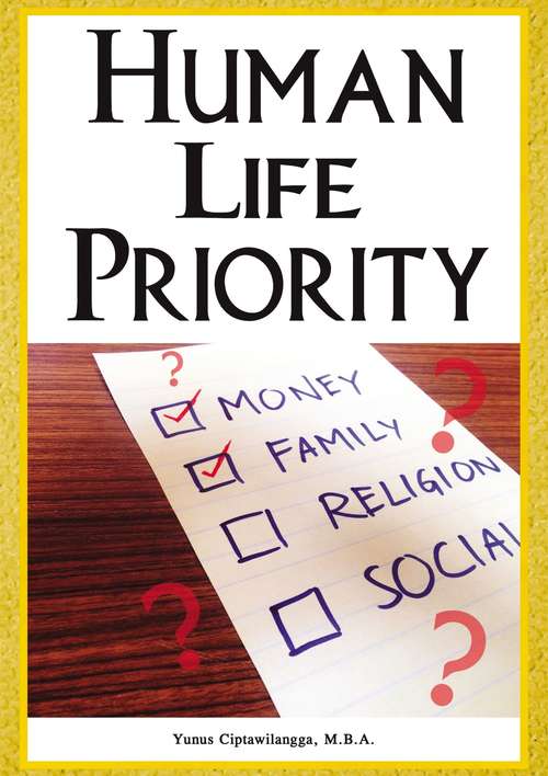 Book cover of Human Life Priority