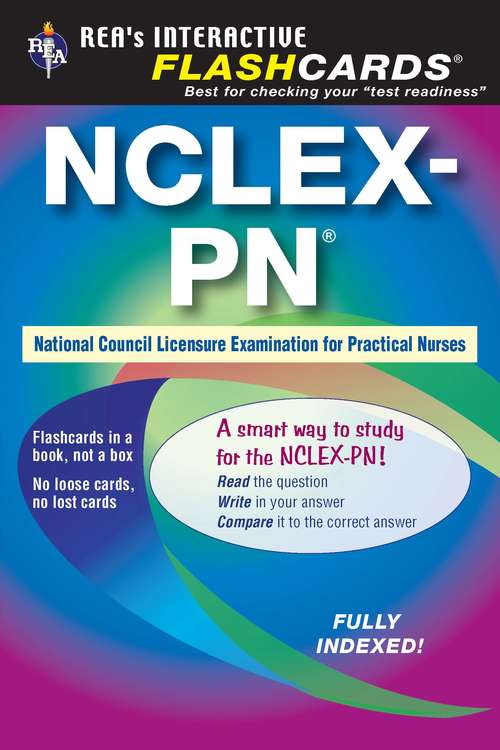 Book cover of NCLEX-PN Flashcard Book (Nursing Test Prep Ser.)