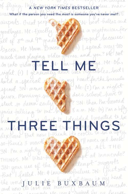 Book cover of Tell Me Three Things