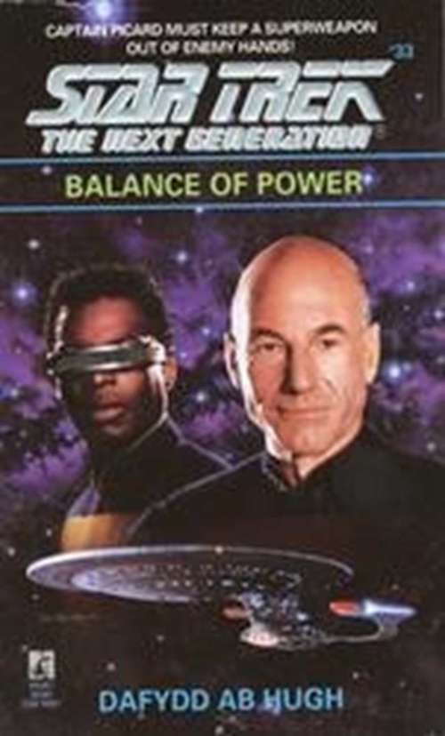 Book cover of Balance of Power (Star Trek: The Next Generation #33)