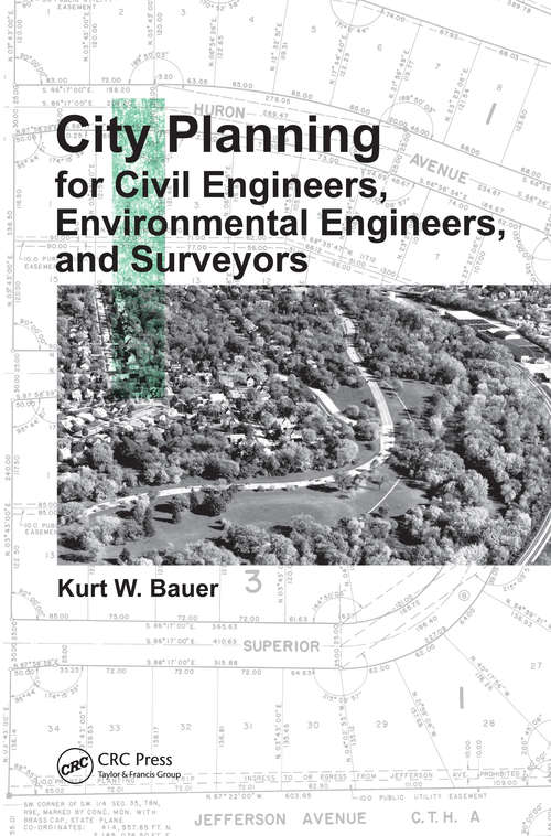 Book cover of City Planning for Civil Engineers, Environmental Engineers, and Surveyors