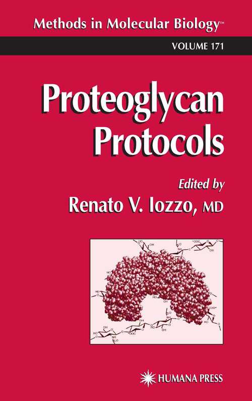 Book cover of Proteoglycan Protocols