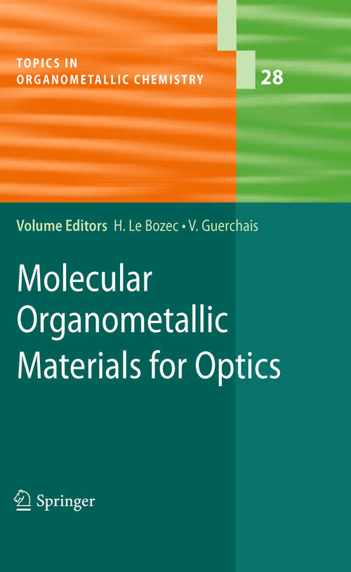 Book cover of Molecular Organometallic Materials for Optics