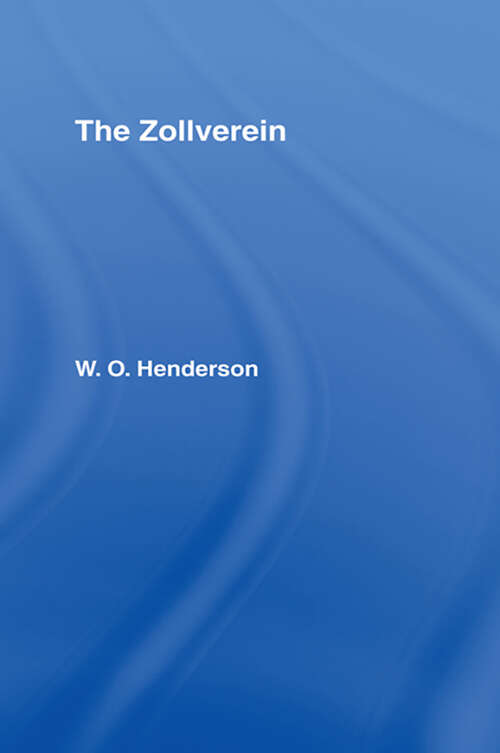 Book cover of The Zollverein: The Zollverein (3)
