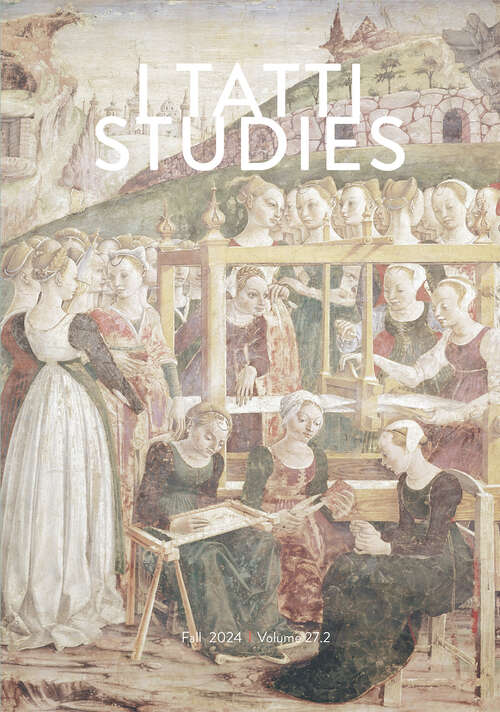 Book cover of I Tatti Studies, volume 27 number 2 (Fall 2024)