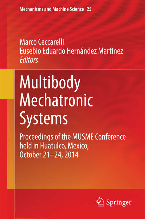 Book cover of Multibody Mechatronic Systems