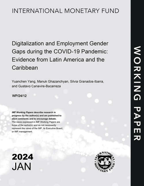 Book cover of Digitalization and Employment Gender Gaps During the COVID-19 Pandemic: Evidence from Latin America and the Caribbean (Imf Working Papers)