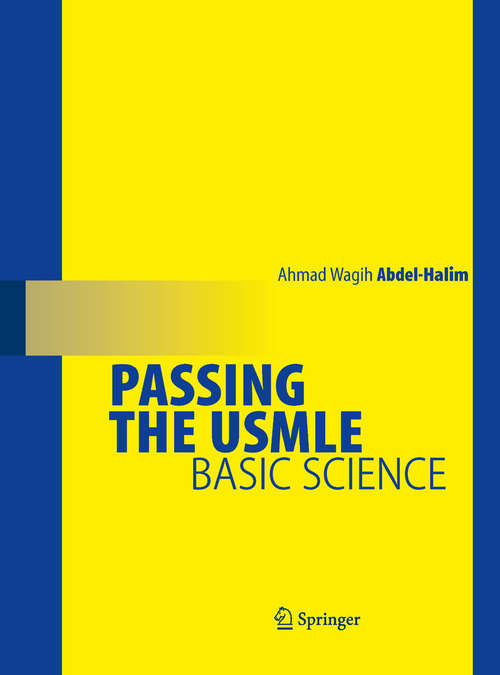 Book cover of Passing the USMLE: Basic Science