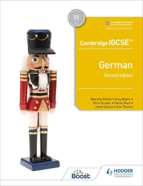 Book cover of Cambridge IGCSE German Student Book Second Edition