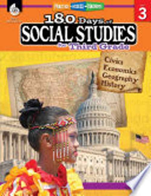 Book cover of Social Studies, Level 3: Practice, Assess, Diagnose (180 Days Of Practice)