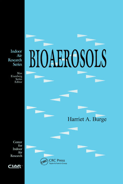Book cover of Bioaerosols (Indoor Air Research Ser. #2)