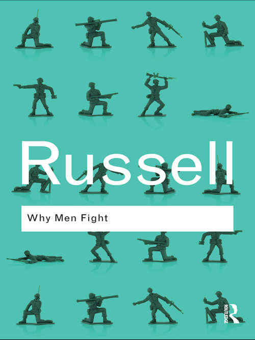 Book cover of Why Men Fight