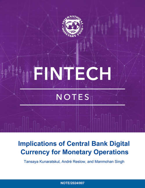 Book cover of Implications of Central Bank Digital Currency for Monetary Operations