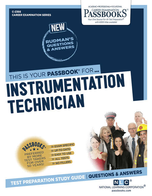 Book cover of Instrumentation Technician: Passbooks Study Guide (Career Examination Series)