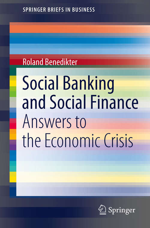 Book cover of Social Banking and Social Finance