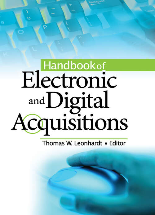Book cover of Handbook of Electronic and Digital Acquisitions