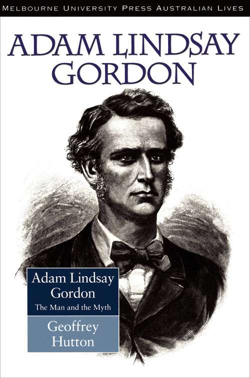 Book cover of Adam Lindsay Gordon