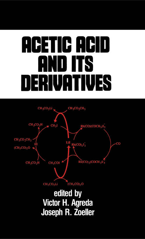 Book cover of Acetic Acid and its Derivatives (1)