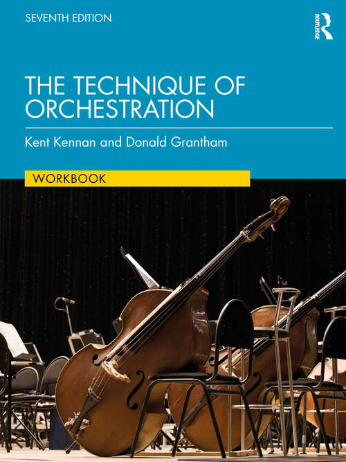 Book cover of The Technique of Orchestration Workbook (7)