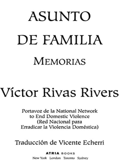 Book cover of Asunto de familia (A Private Family Matter)
